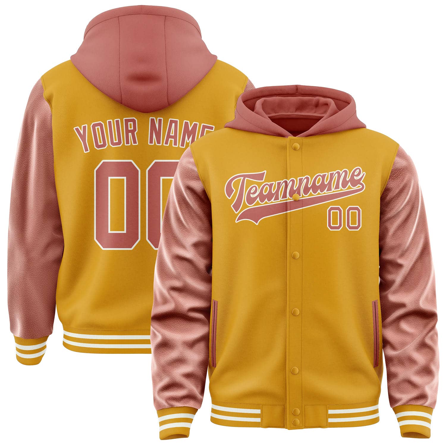 Custom Yellow Copper Rose Jacket
