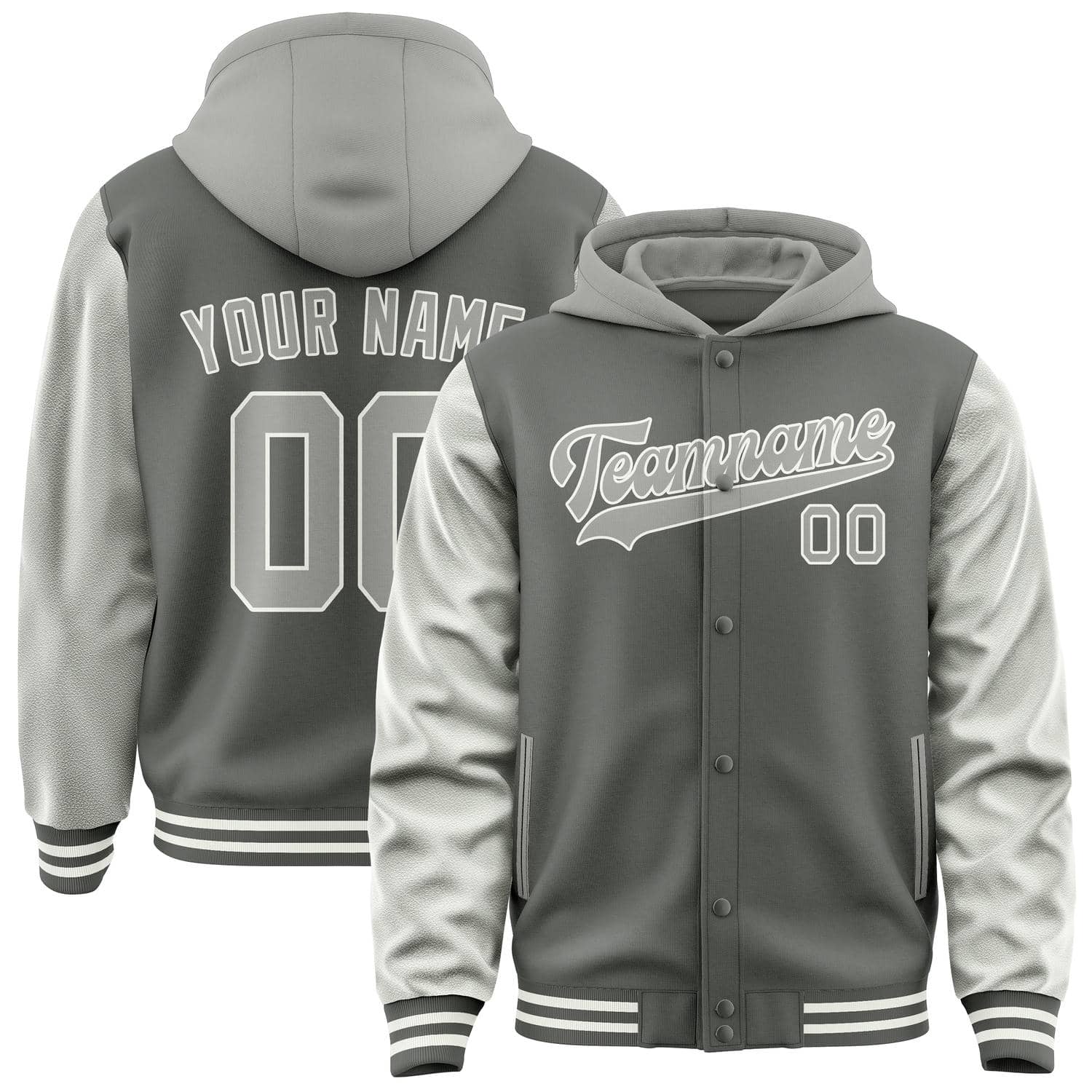 Custom Dark Grey Gray Jacket