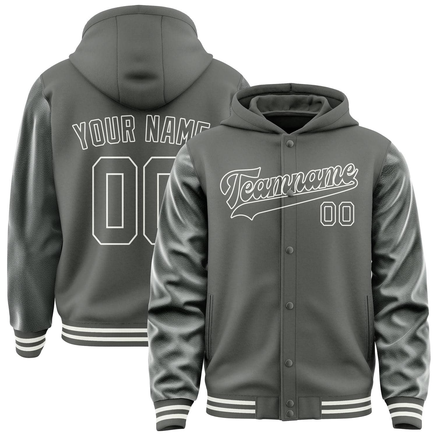 Custom Dark Grey Dark Grey Jacket