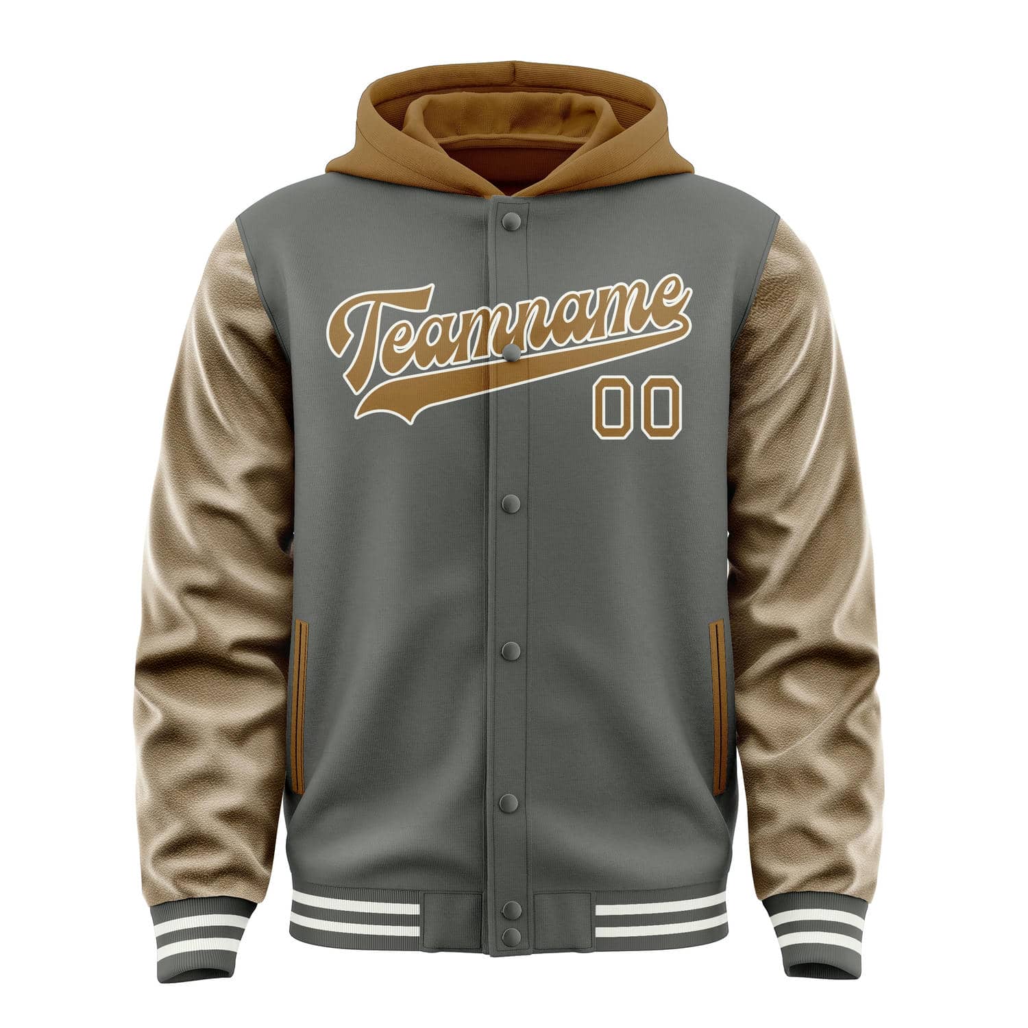 Custom Dark Grey Khaki Jacket