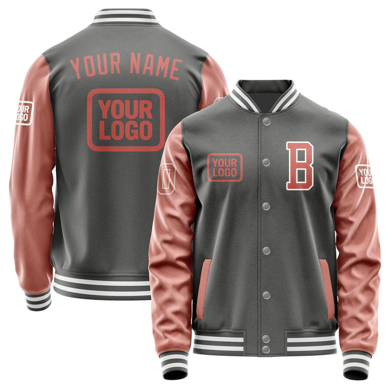 Custom Dark Grey Copper Rose Jacket JA202029201818292918