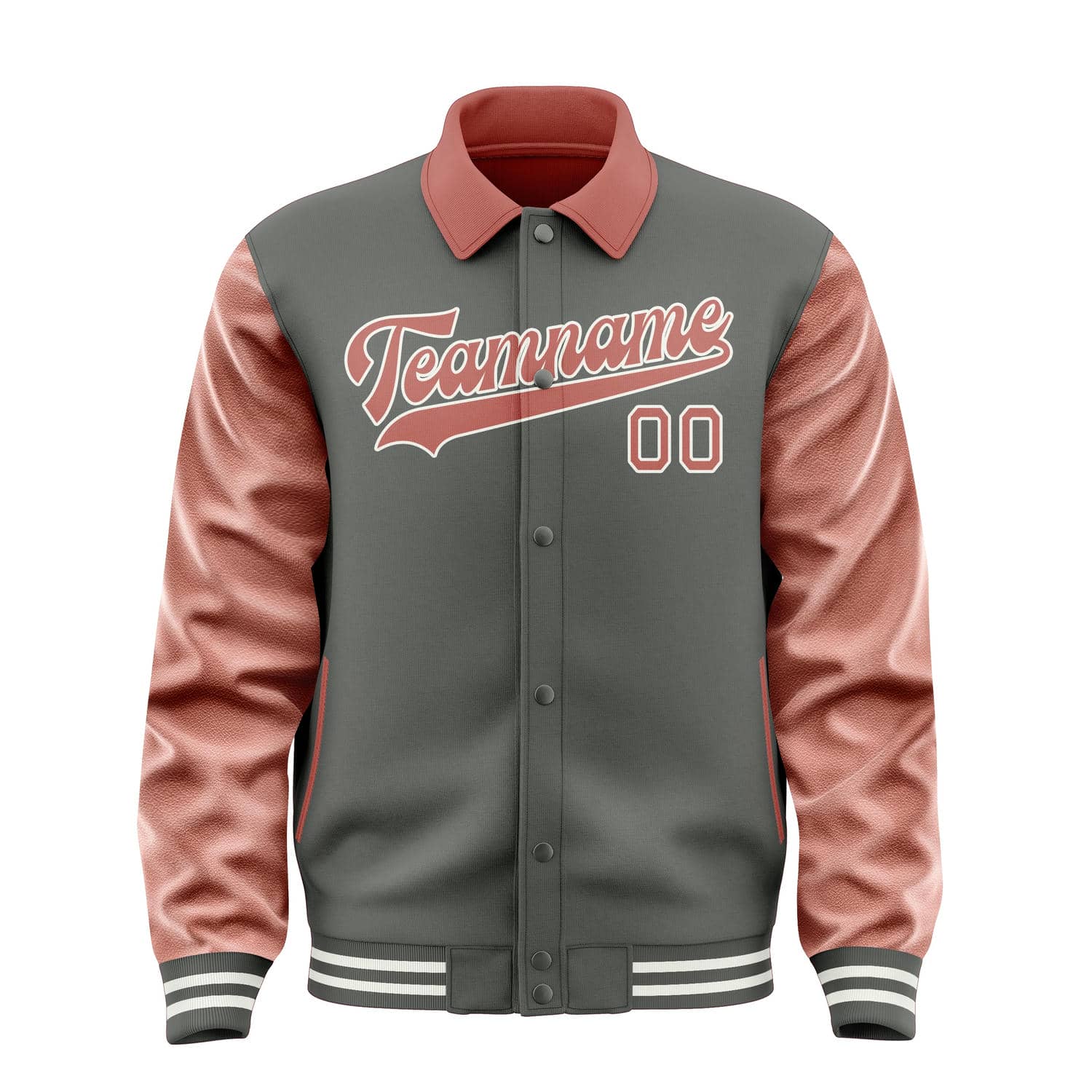 Custom Dark Grey Copper Rose Jacket