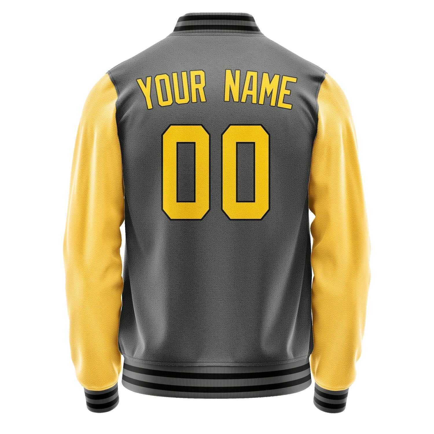 Custom Dark Grey Gold Jacket JA2020302017B31730