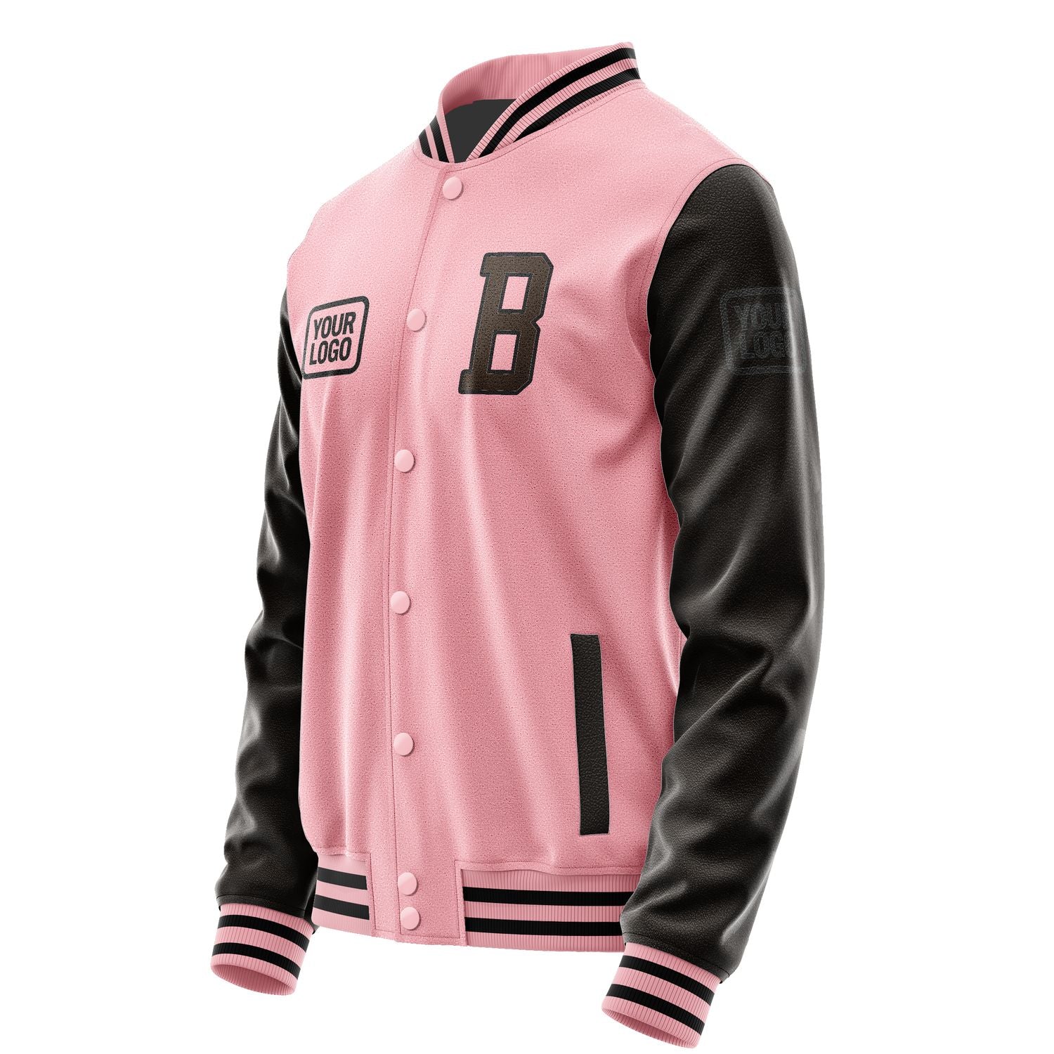 Custom Light Pink Brown Jacket JA212101211717010117