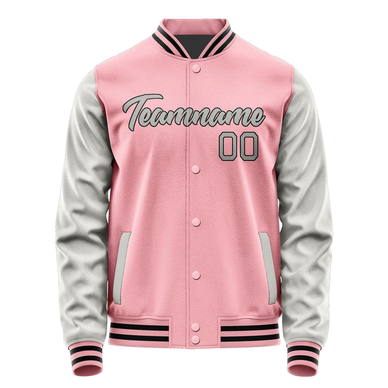 Custom Light Pink Gray Jacket JA2121042117B21704