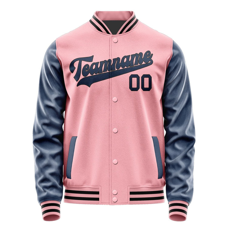 Custom Light Pink Blue Jacket JA2121102117B31710