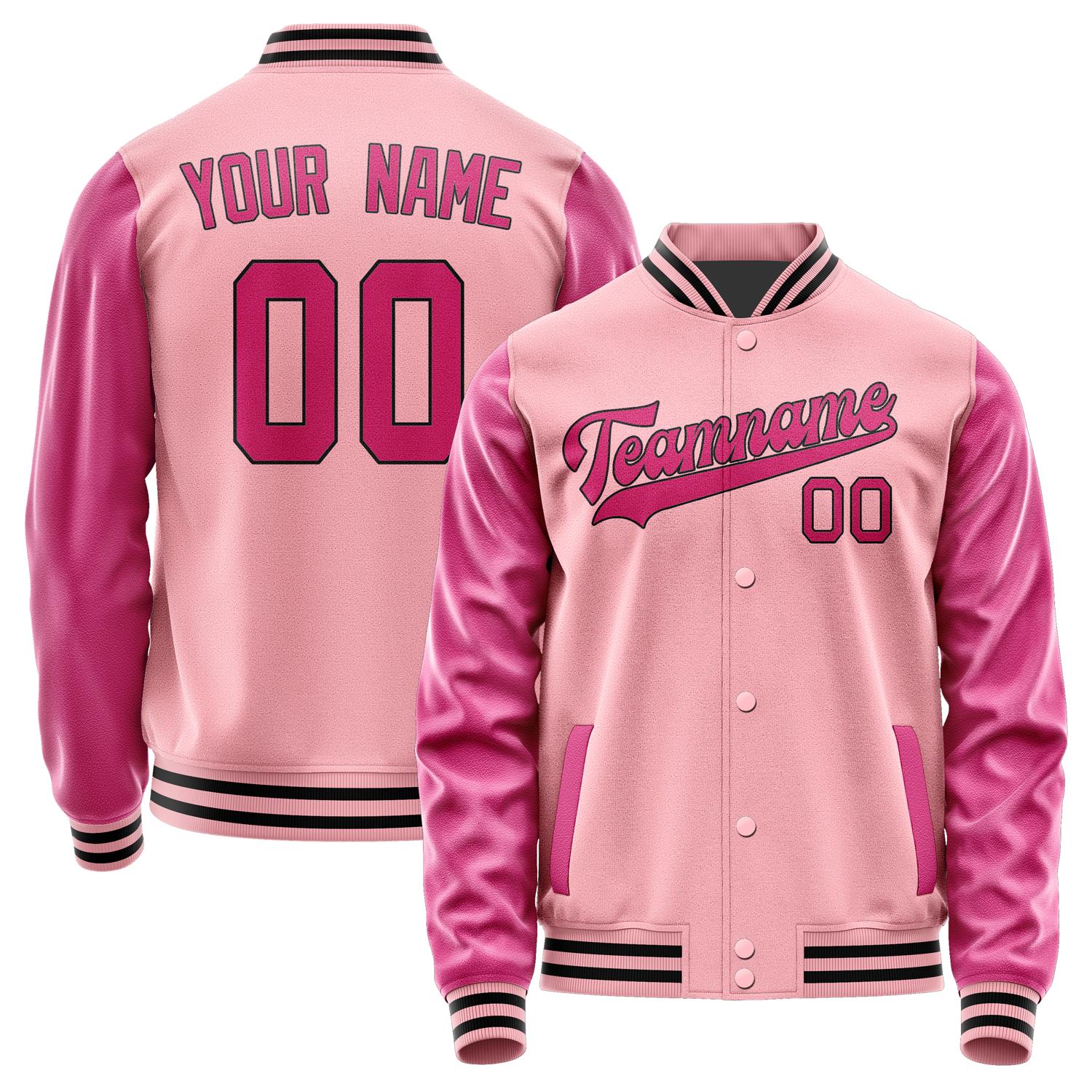 Custom Light Pink Pink Jacket JA2121132117B31713