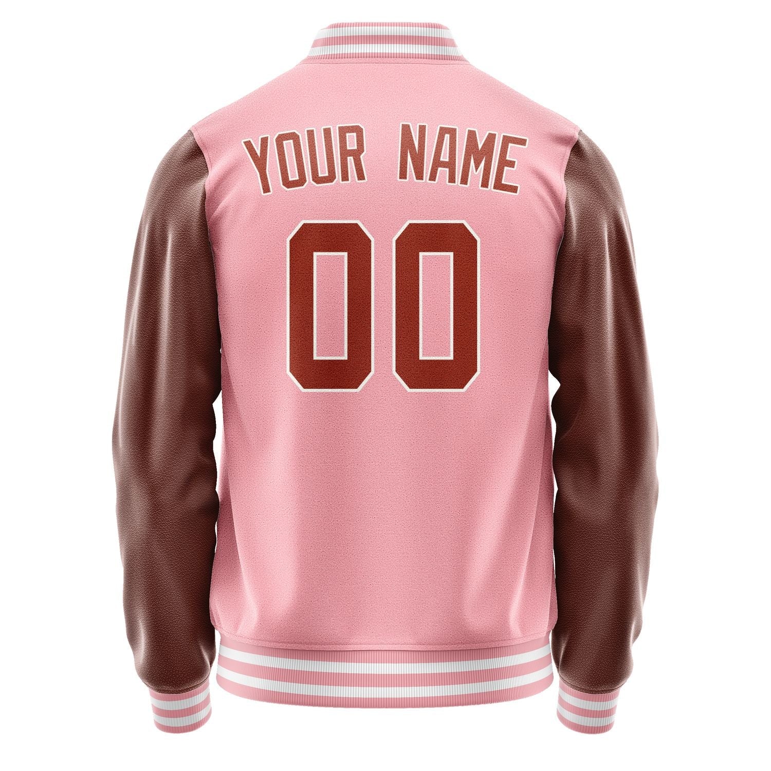 Custom Light Pink Coral Red Jacket JA2121162118B31816