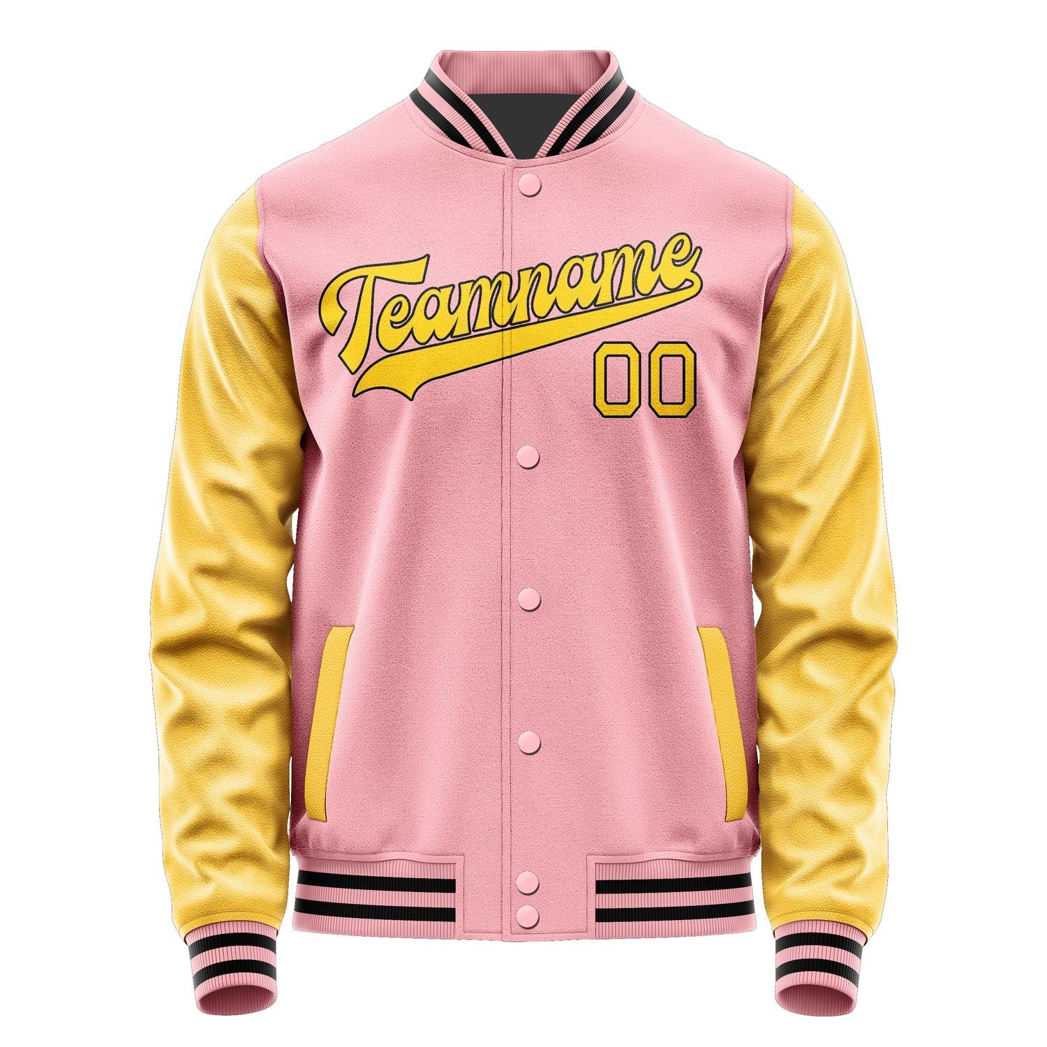 Custom Light Pink Gold Jacket JA2121302117B31730