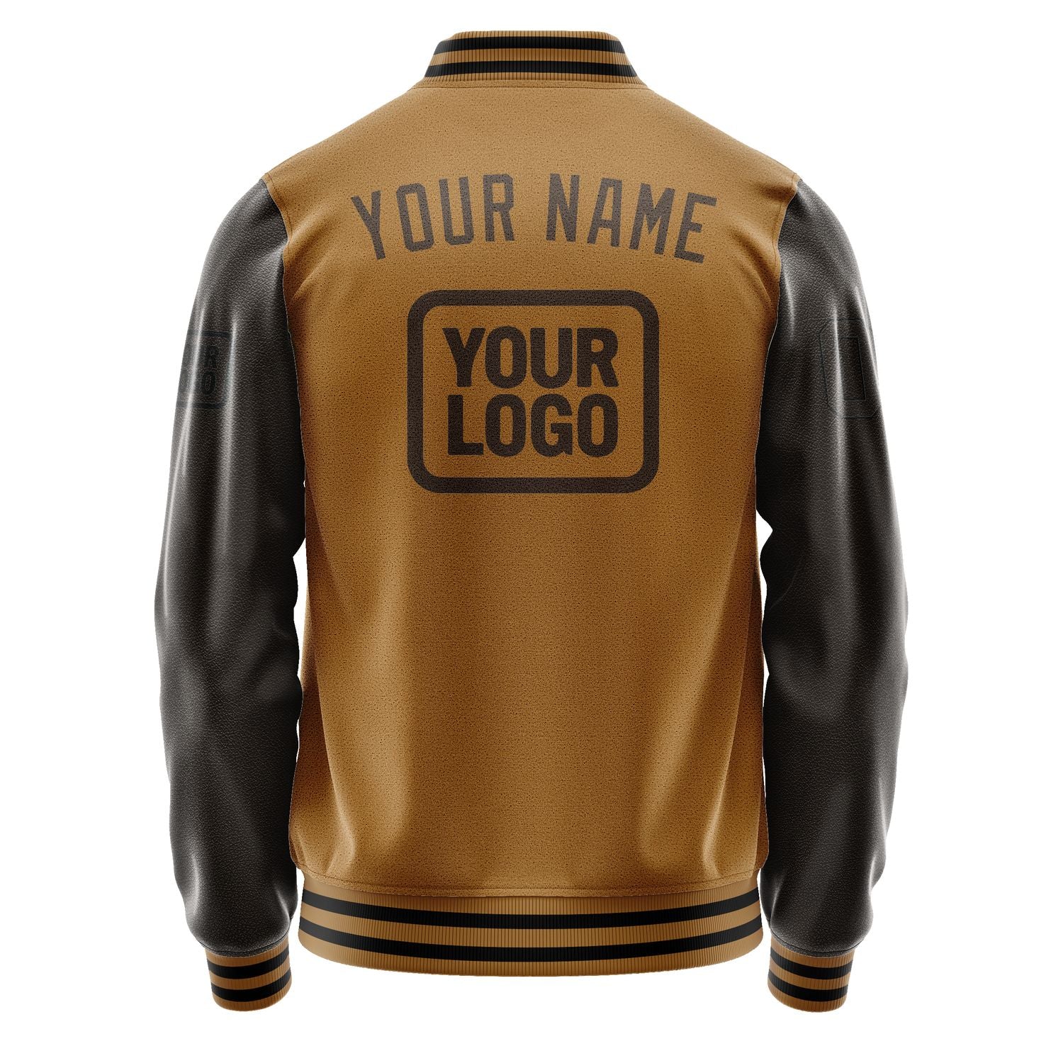 Custom Khaki Brown Jacket JA222201221717010117
