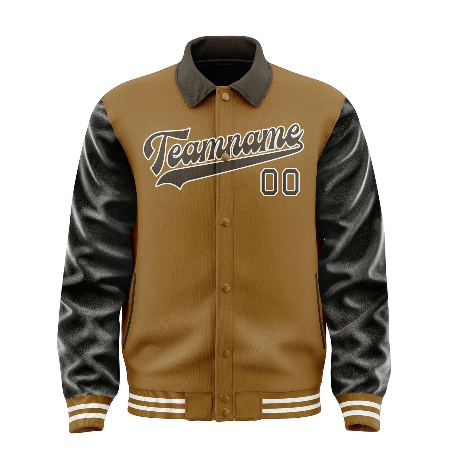 Custom Khaki Brown Jacket