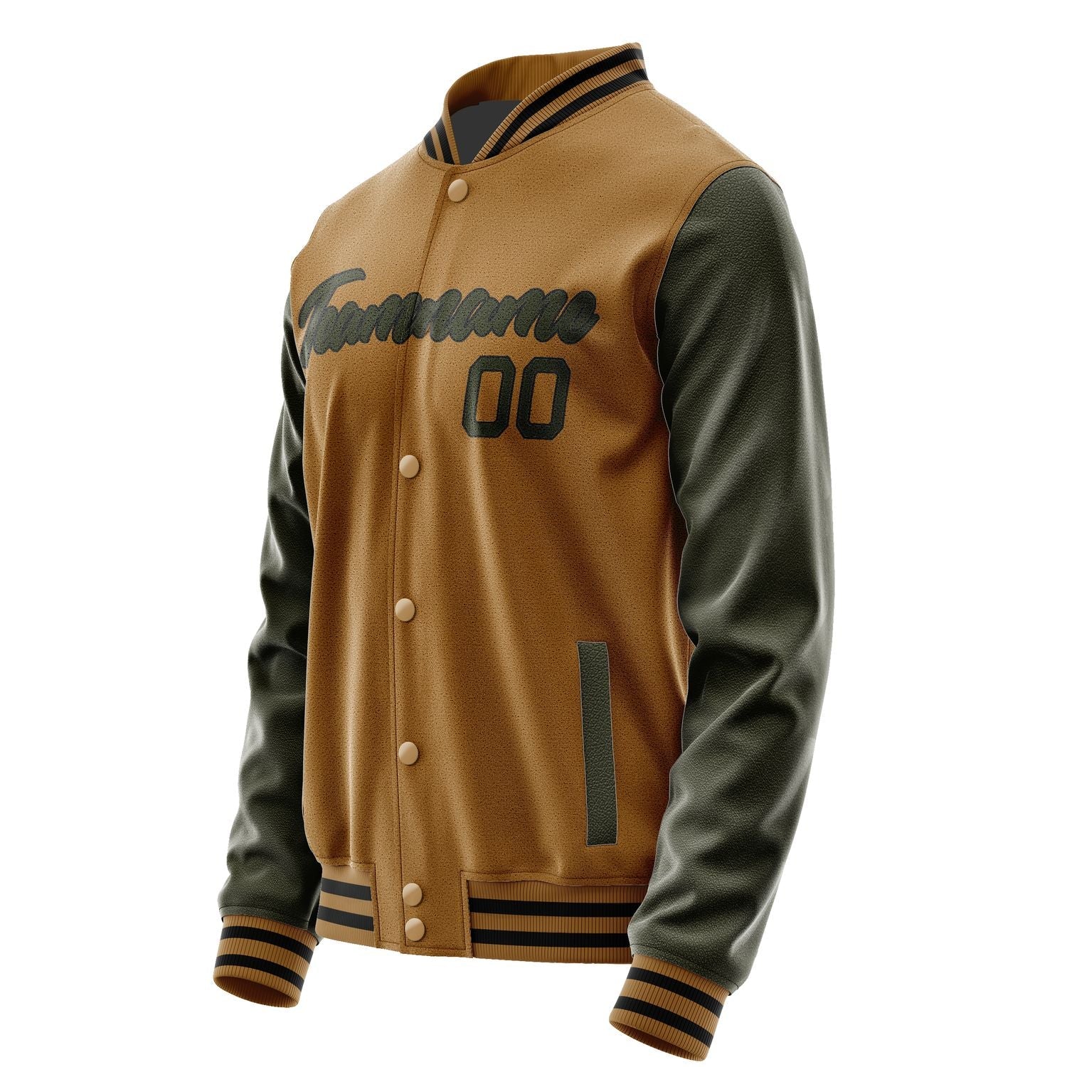 Custom Khaki Olive Jacket JA2222022217B21702