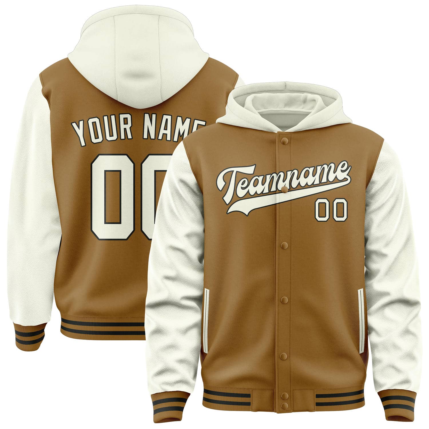 Custom Khaki Cream Jacket