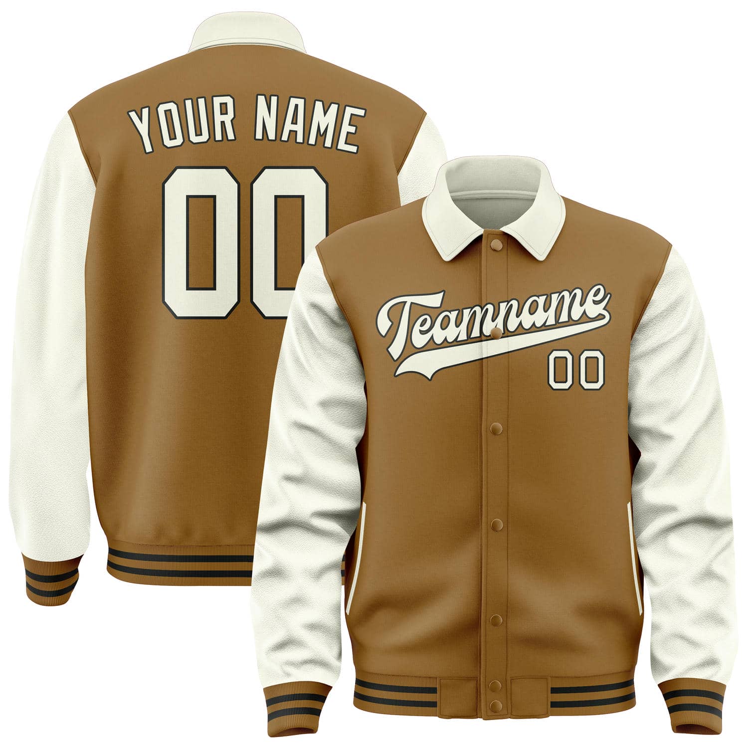 Custom Khaki Cream Jacket