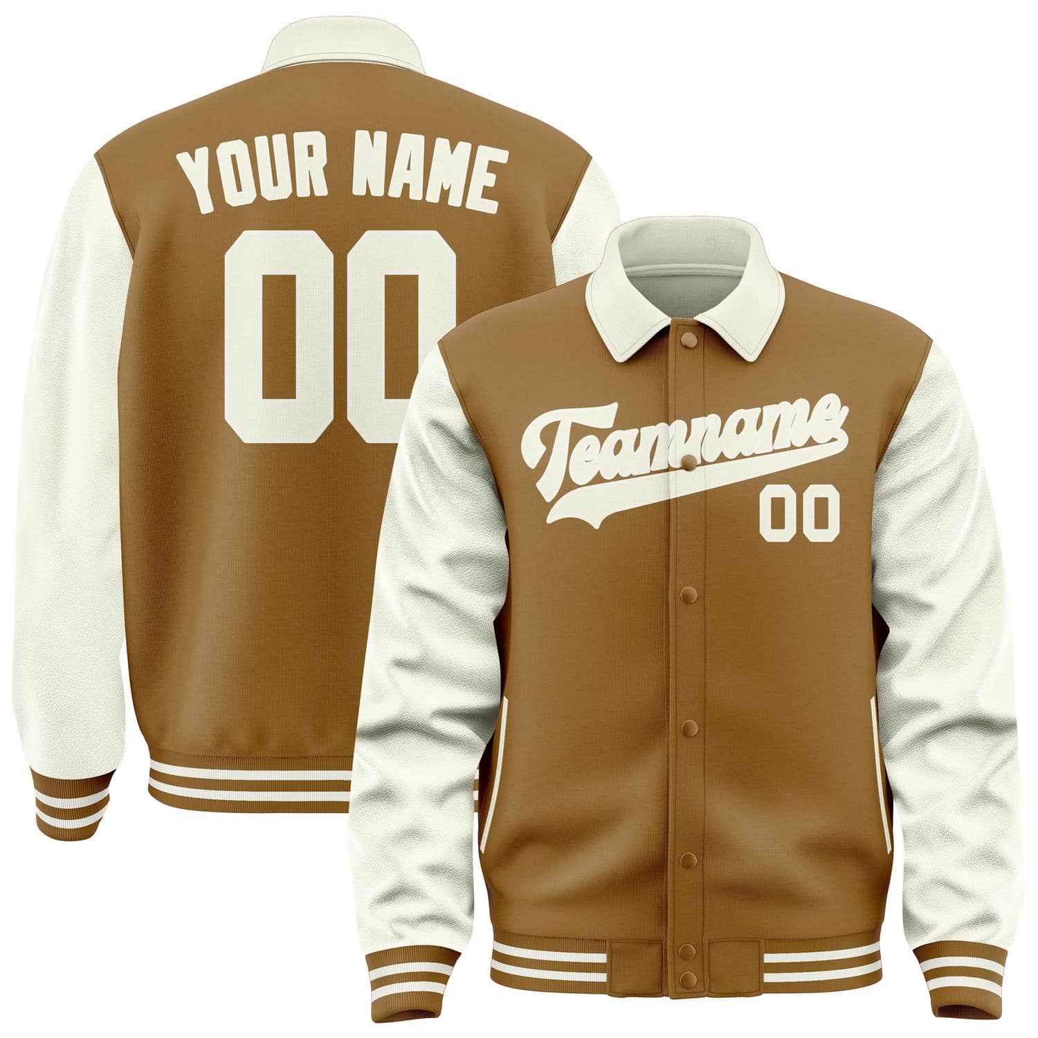 Custom Khaki Cream Jacket