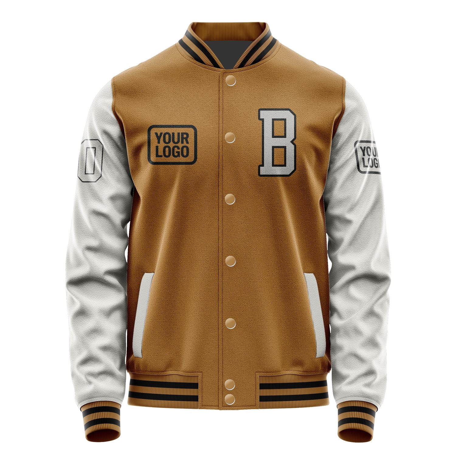 Custom Khaki Gray Jacket JA222204221717040417