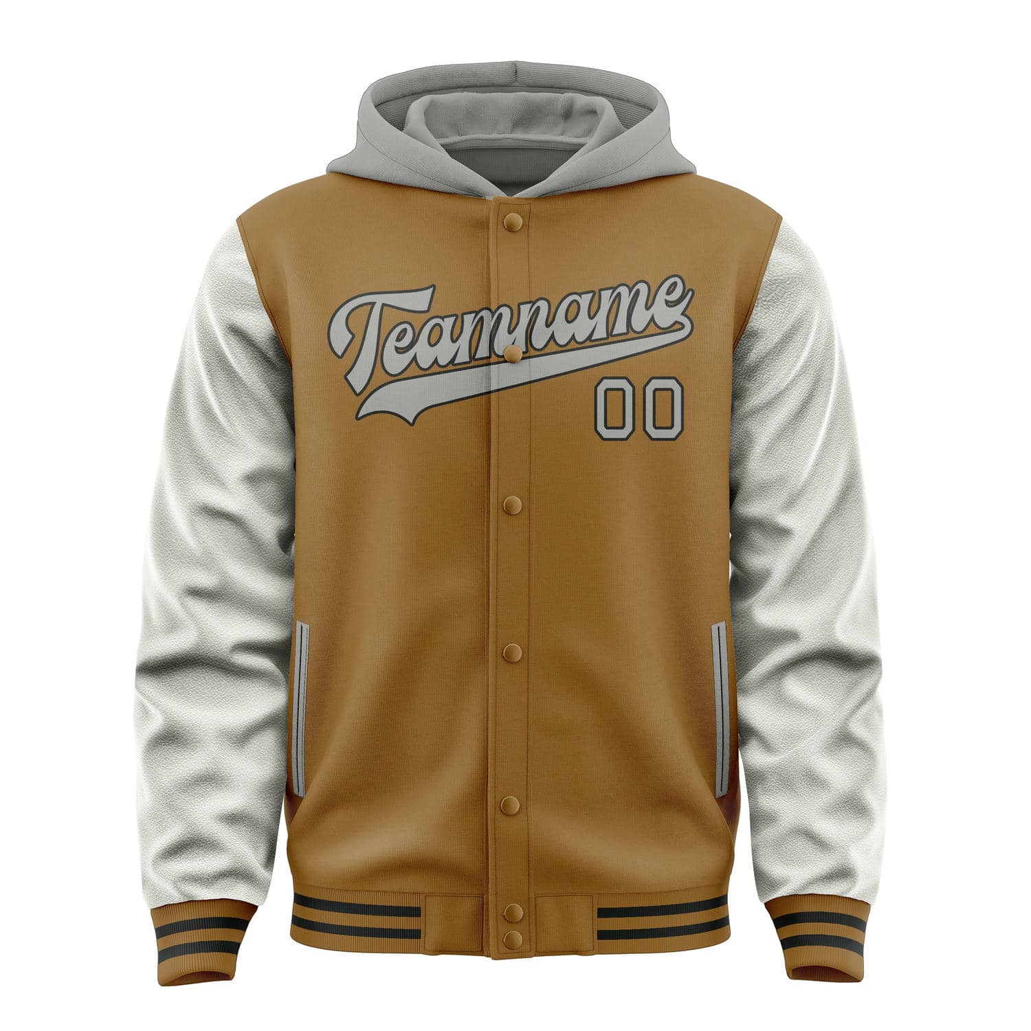 Custom Khaki Gray Jacket