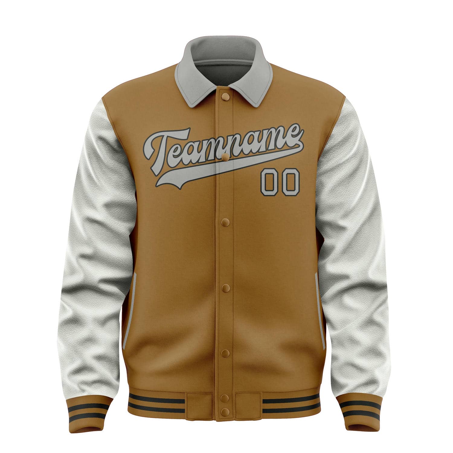 Custom Khaki Gray Jacket