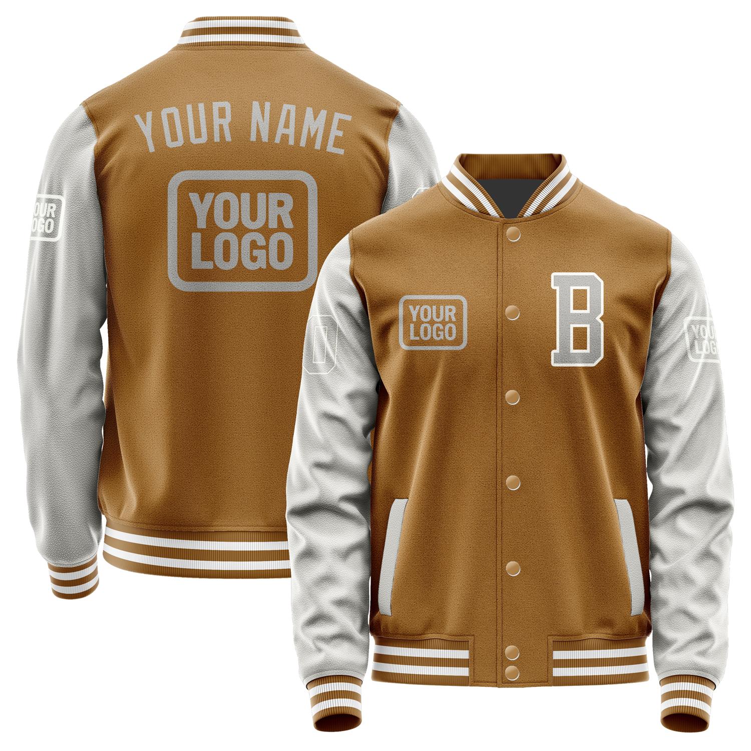 Custom Khaki Gray Jacket JA222204221818040418
