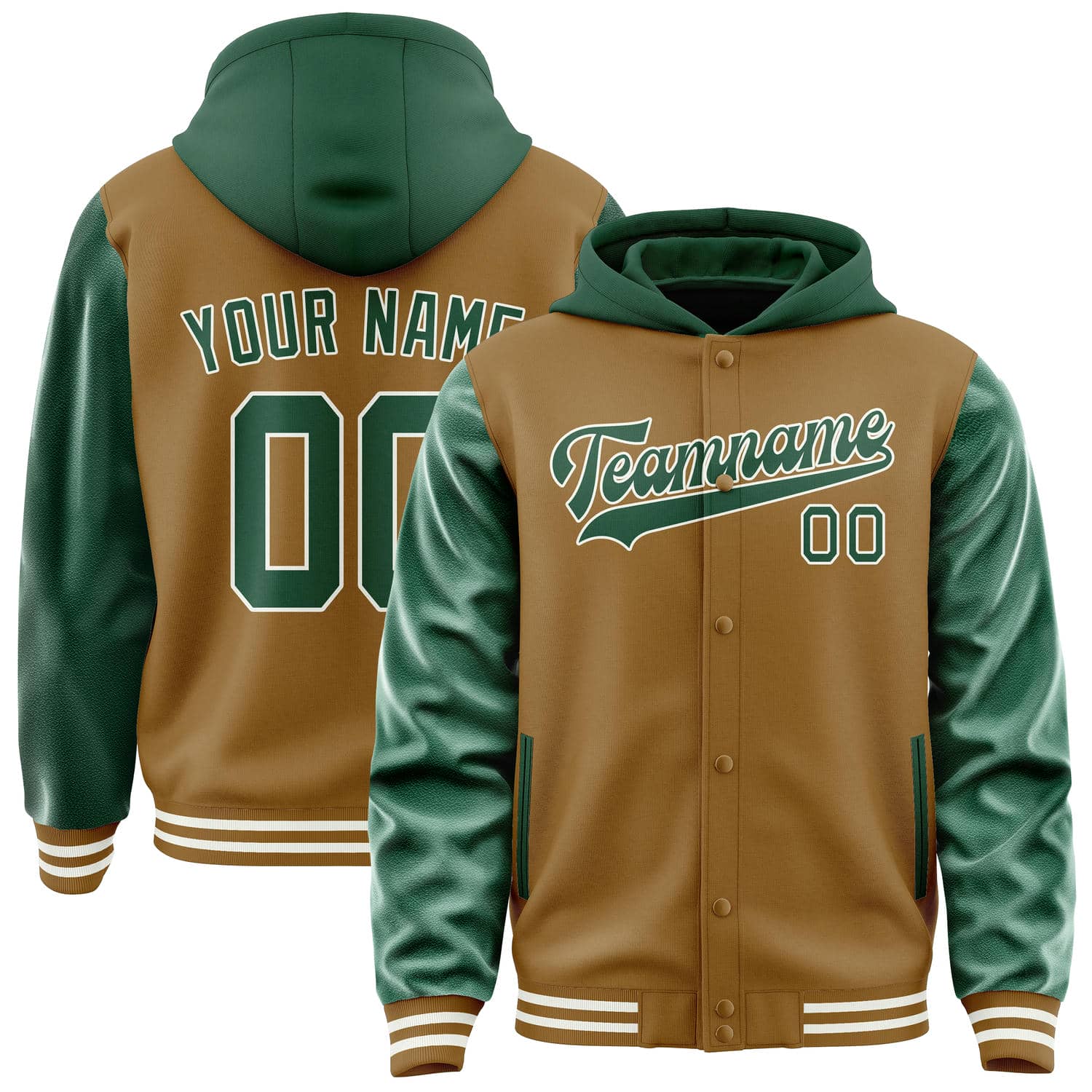 Custom Khaki Green Jacket