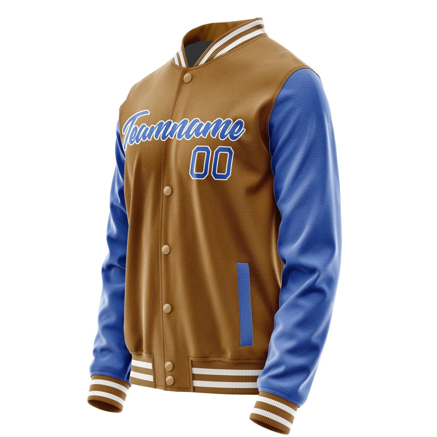 Custom Khaki Sky Blue Jacket JA2222092218B21809