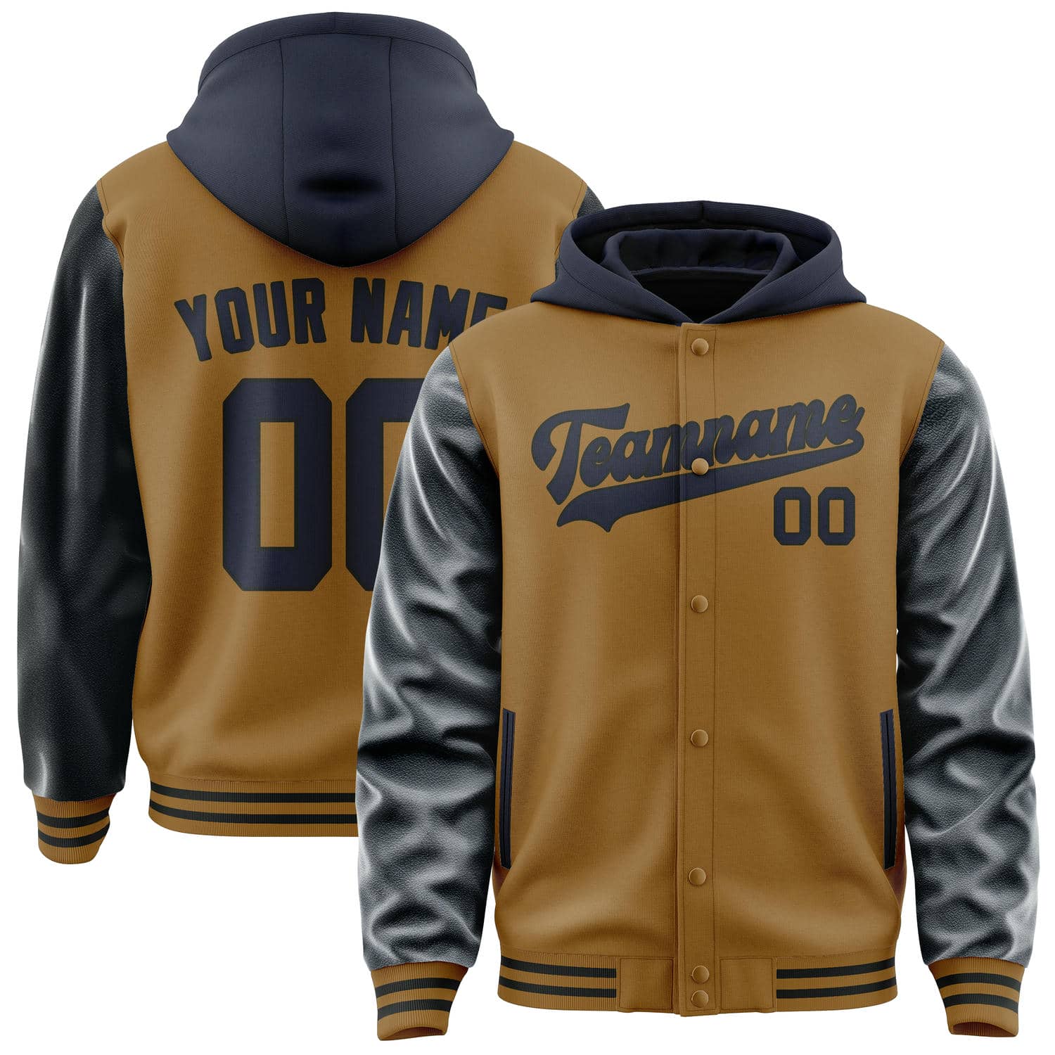Custom Khaki Navy Jacket