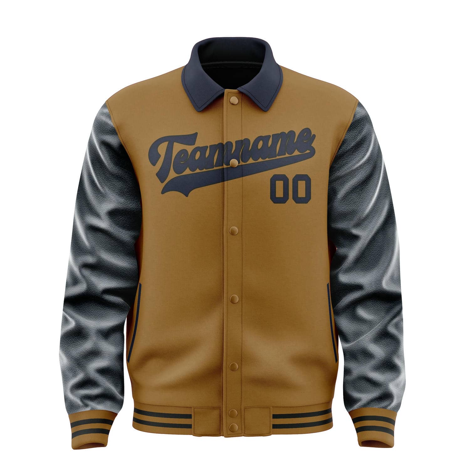Custom Khaki Navy Jacket