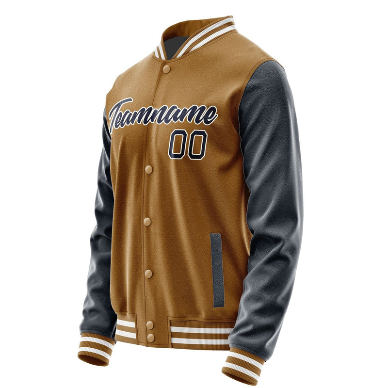 Custom Khaki Navy Jacket JA2222112218B21811