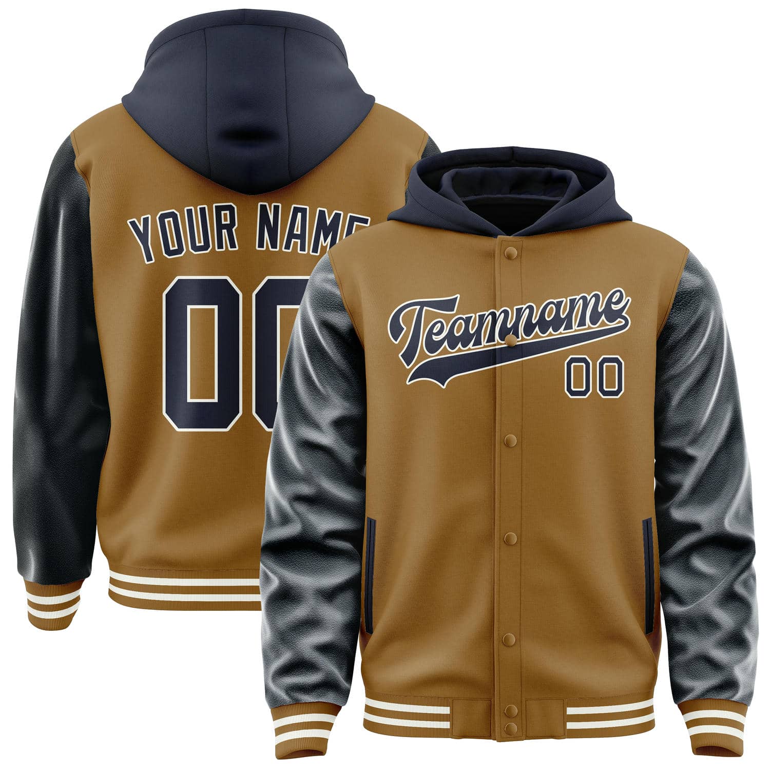 Custom Khaki Navy Jacket