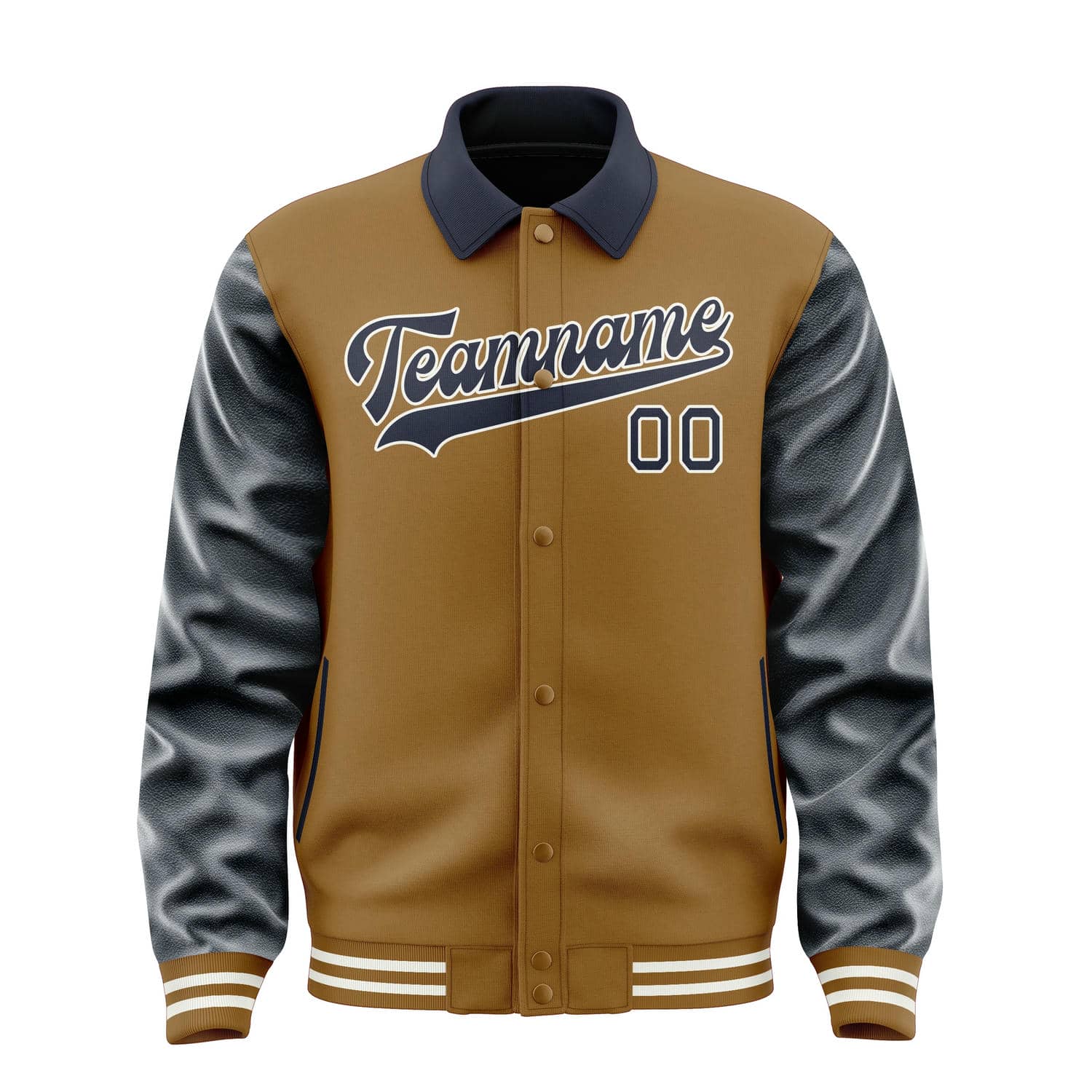 Custom Khaki Navy Jacket