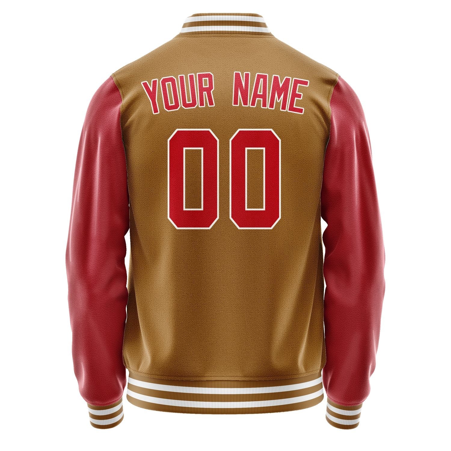 Custom Khaki Red Jacket JA2222142218B31814