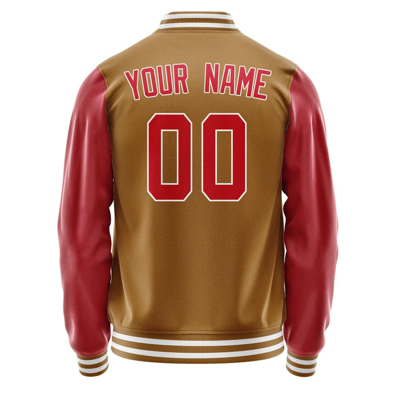 Custom Khaki Red Jacket JA2222142218B31814