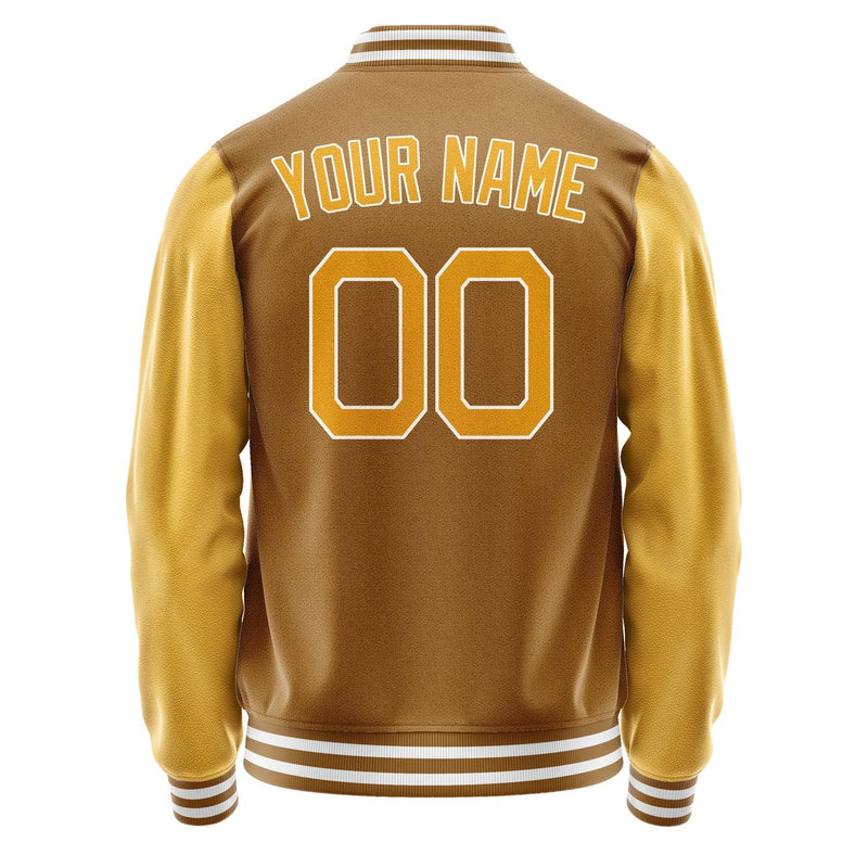 Custom Khaki Yellow Jacket JA2222192218B21819