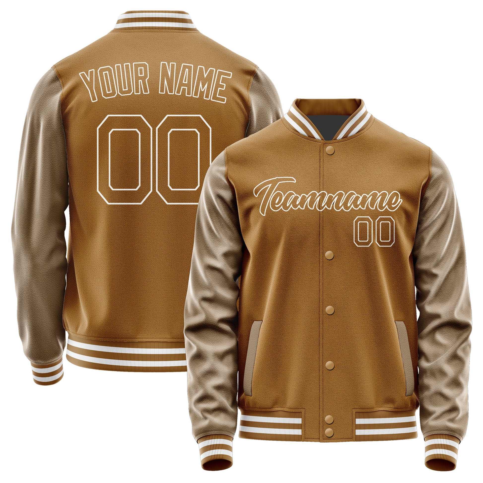 Custom Khaki Khaki Jacket JA2222222218B21822