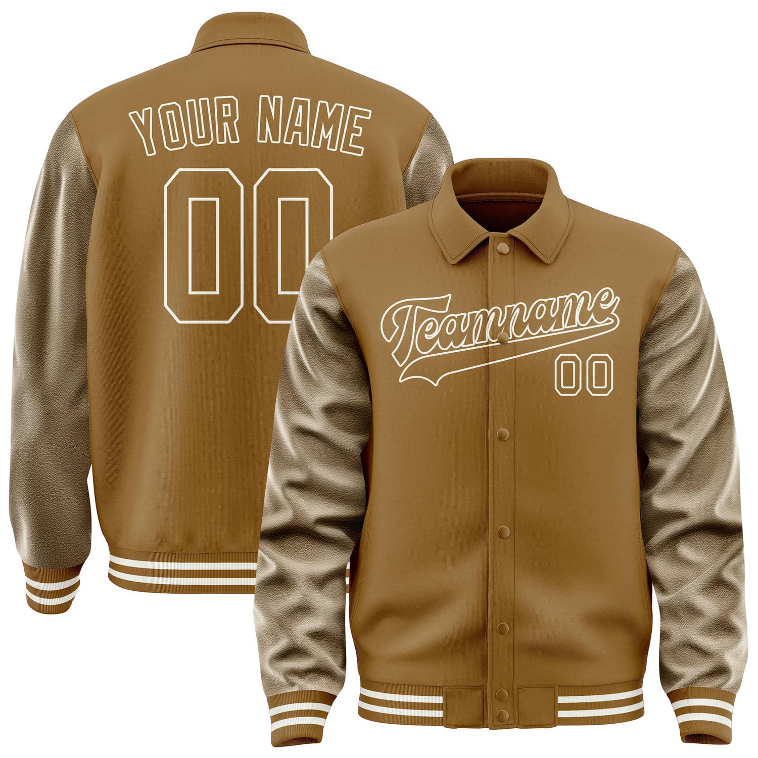 Custom Khaki Khaki Jacket