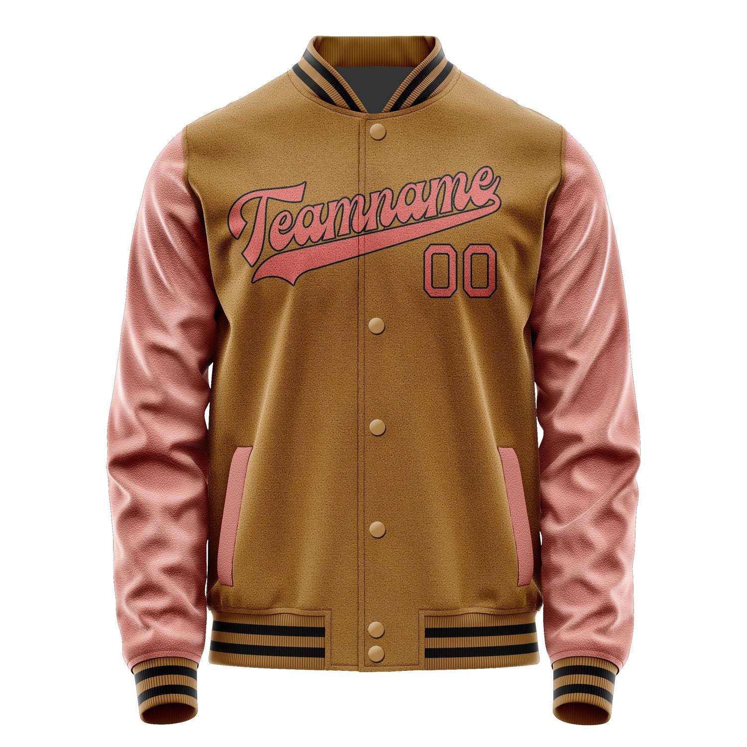 Custom Khaki Copper Rose Jacket JA2222292217B31729