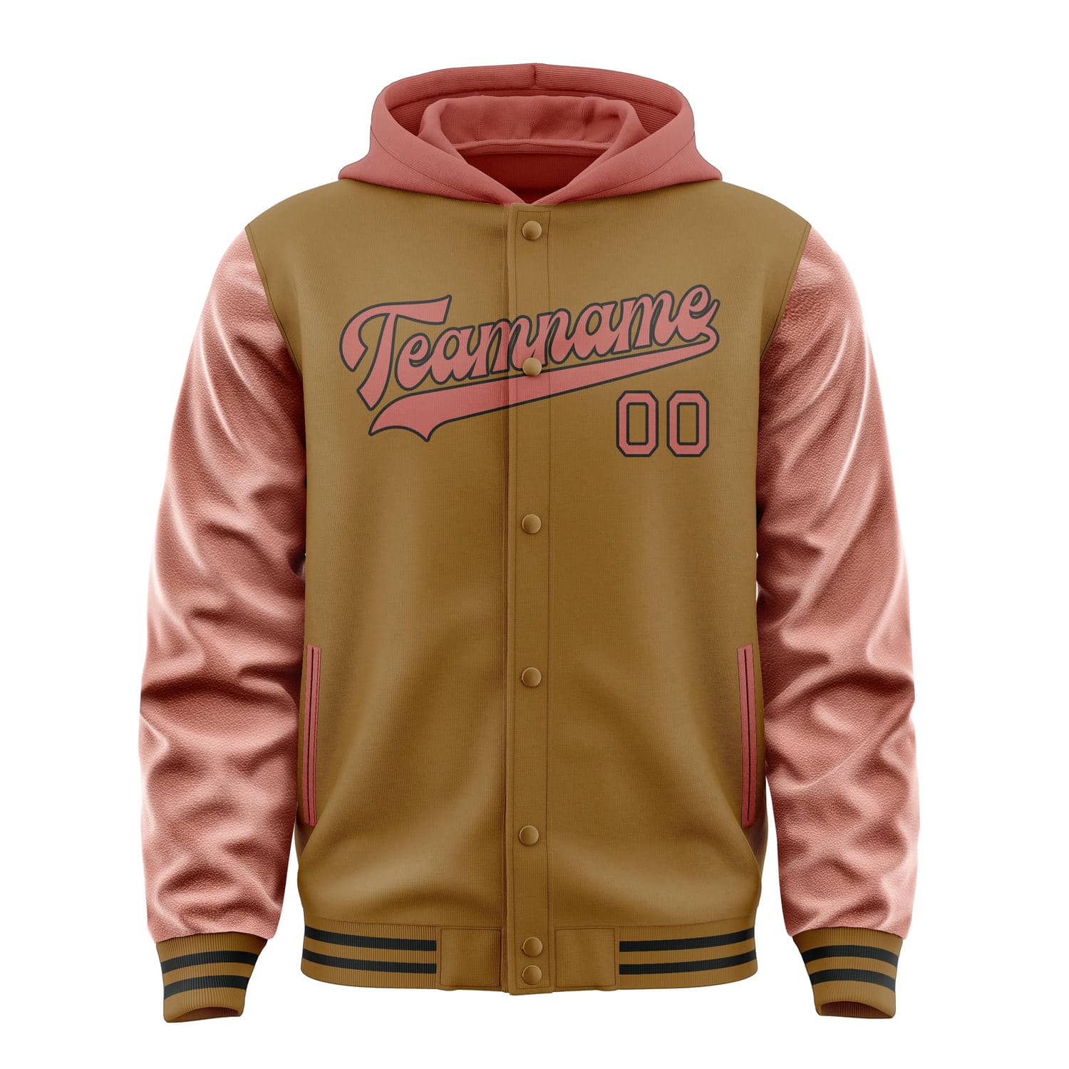 Custom Khaki Copper Rose Jacket