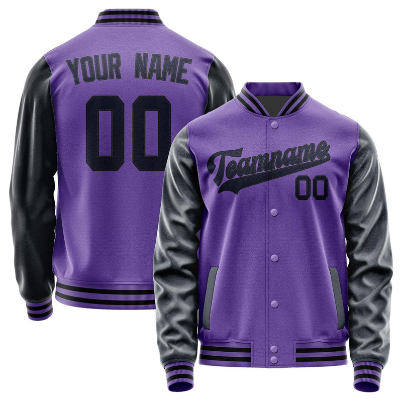 Custom Light Purple Navy Jacket JA2323112317B31711
