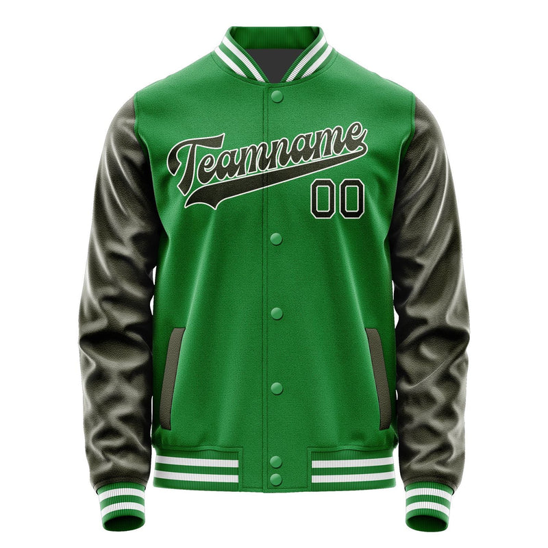 Custom Emerald Green Olive Jacket JA2424022418B31802