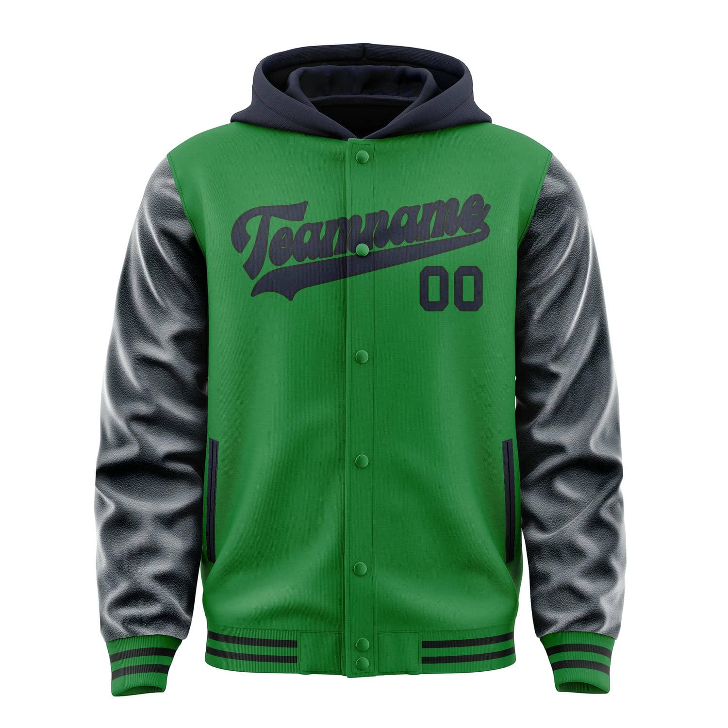 Custom Emerald Green Navy Jacket