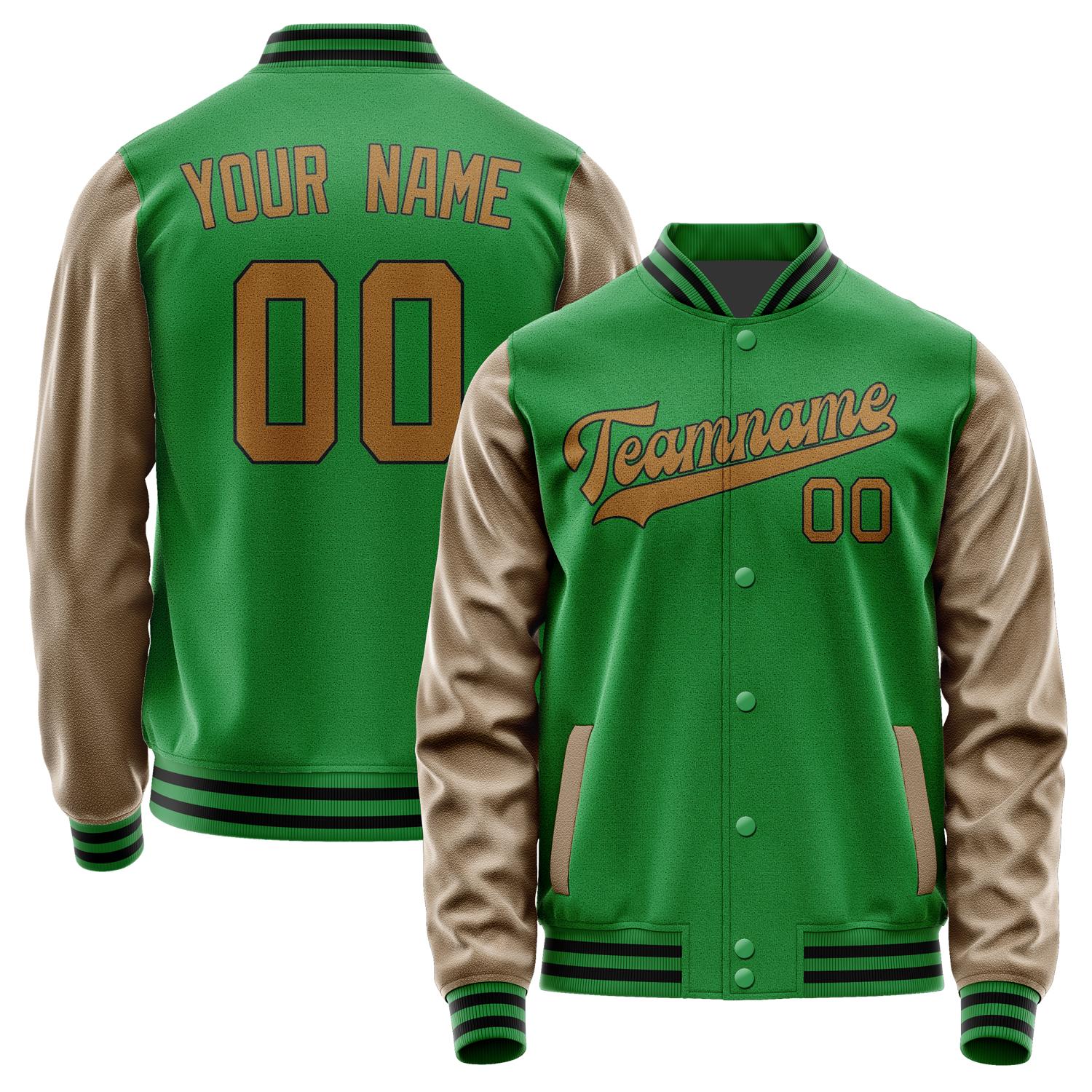 Custom Emerald Green Khaki Jacket JA2424222417B31722