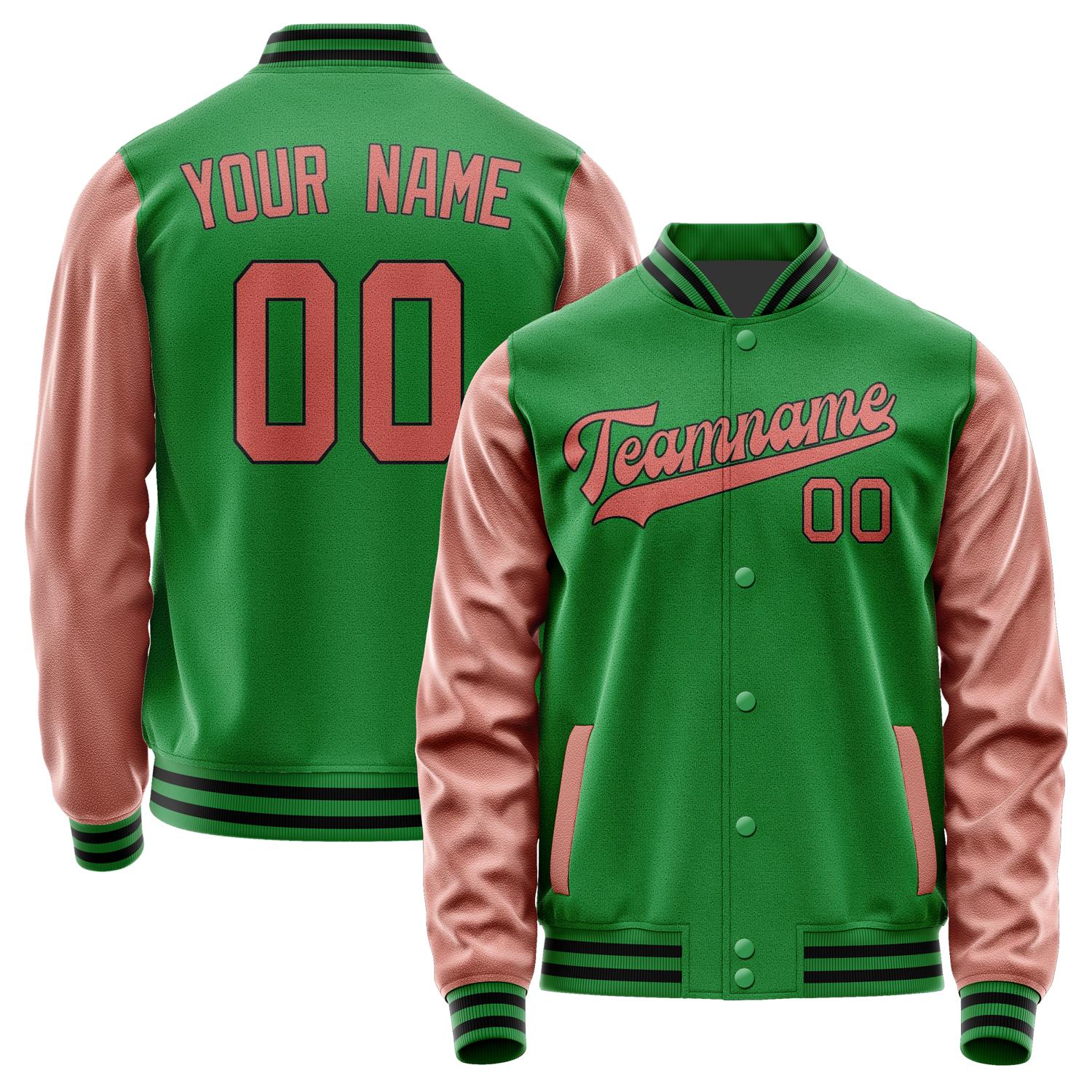 Custom Emerald Green Copper Rose Jacket JA2424292417B31729