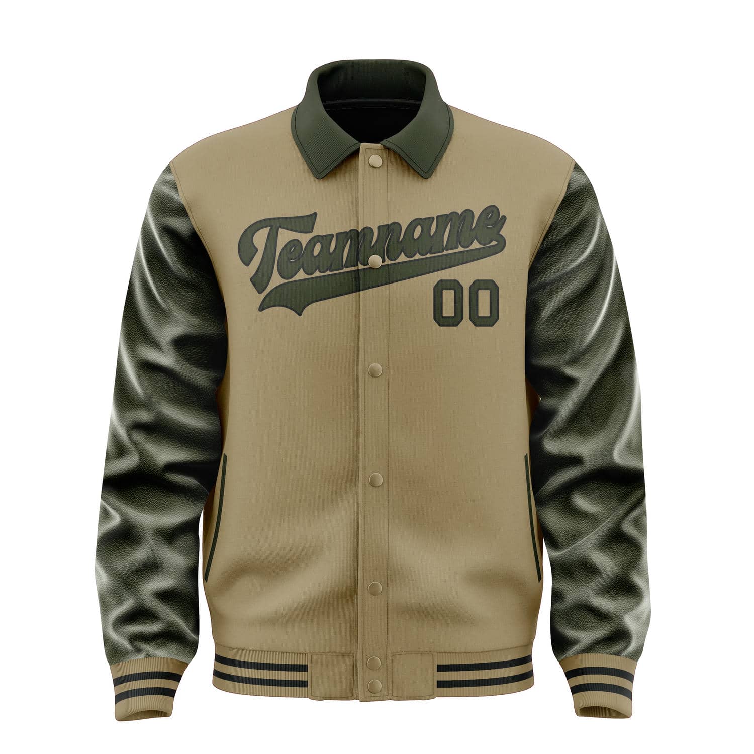 Custom Light Khaki Olive Jacket