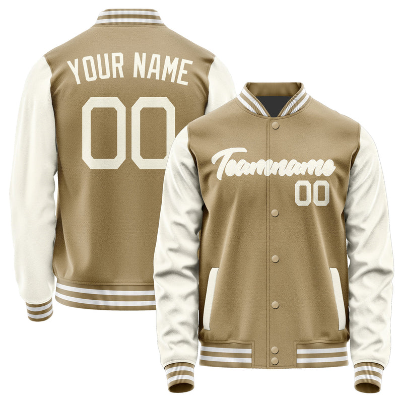 Custom Light Khaki Cream Jacket JA2525032518B21803