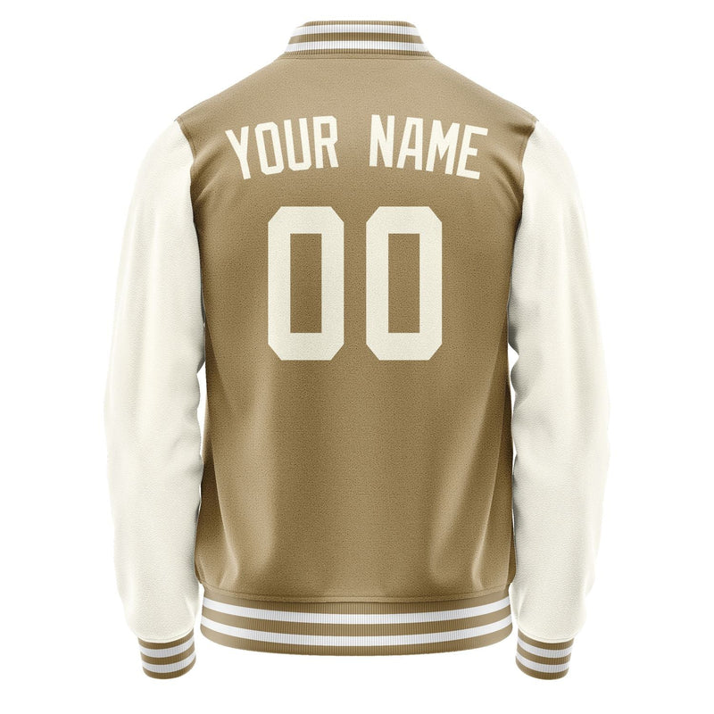 Custom Light Khaki Cream Jacket JA2525032518B31803