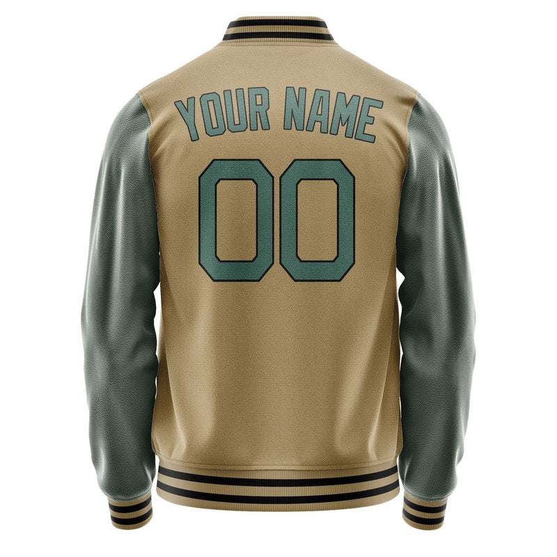 Custom Light Khaki Light Yellow Jacket JA2525262518B21826