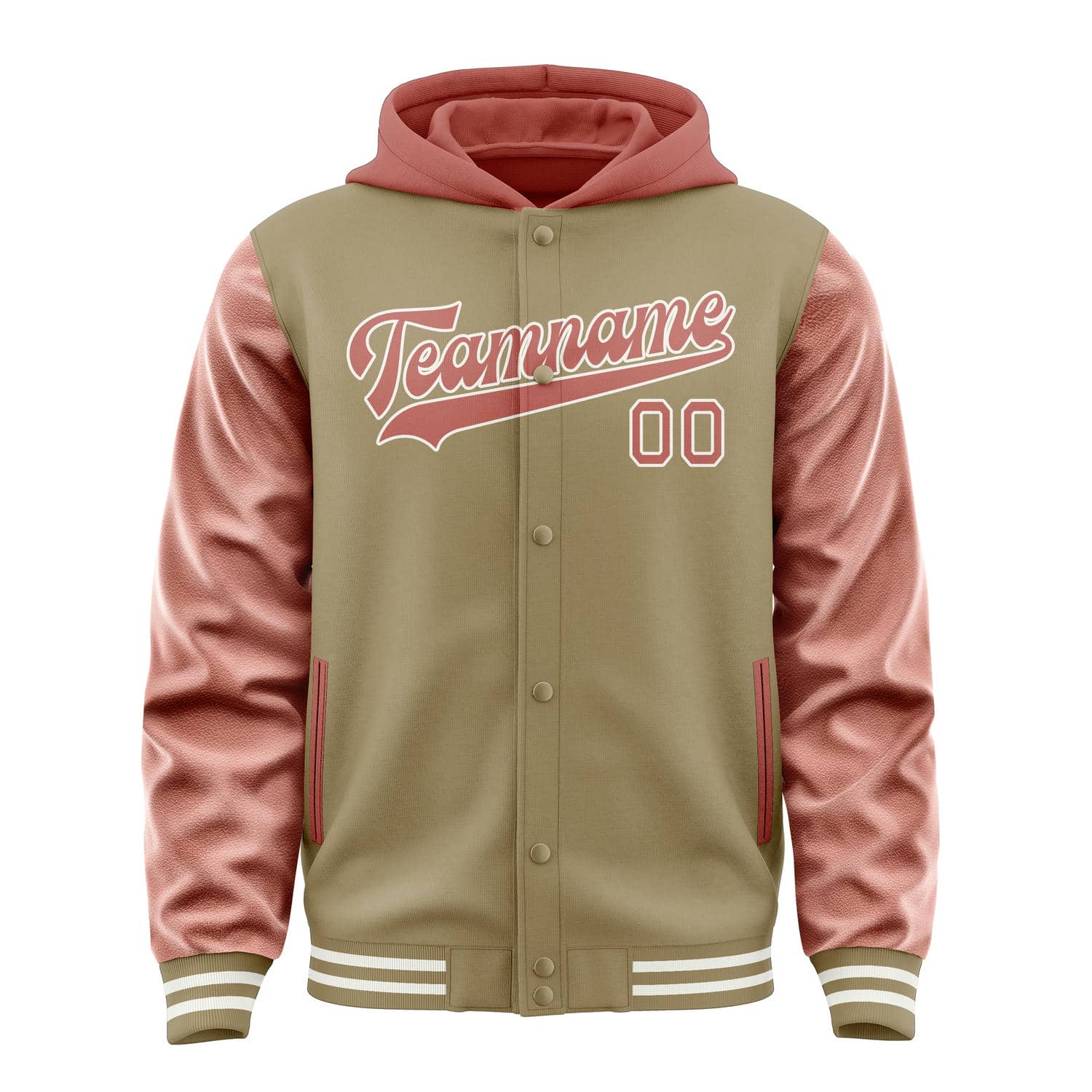 Custom Light Khaki Copper Rose Jacket