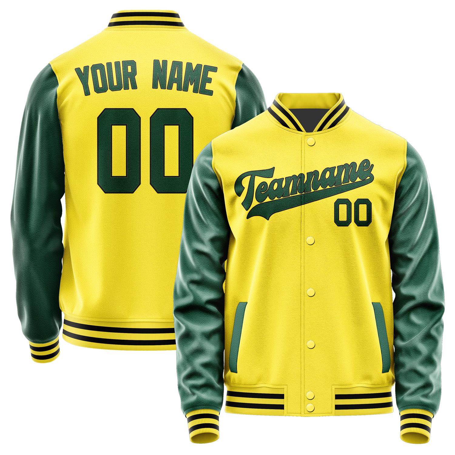 Custom Light Yellow Green Jacket JA2626052617B31705