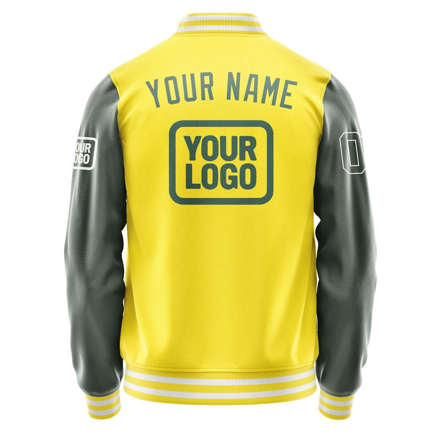 Custom Light Yellow Blue Green Jacket JA262627261818272718