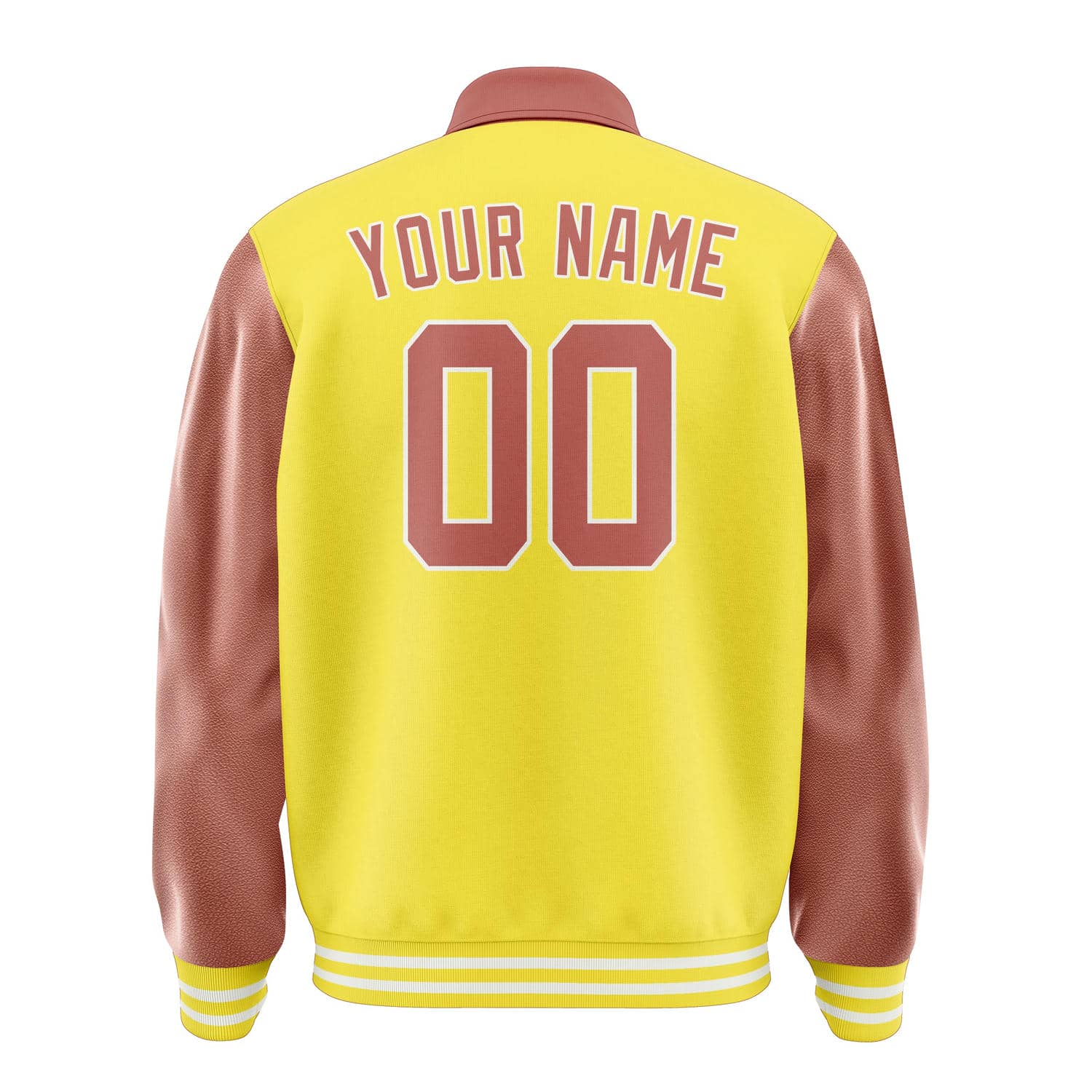 Custom Light Yellow Copper Rose Jacket